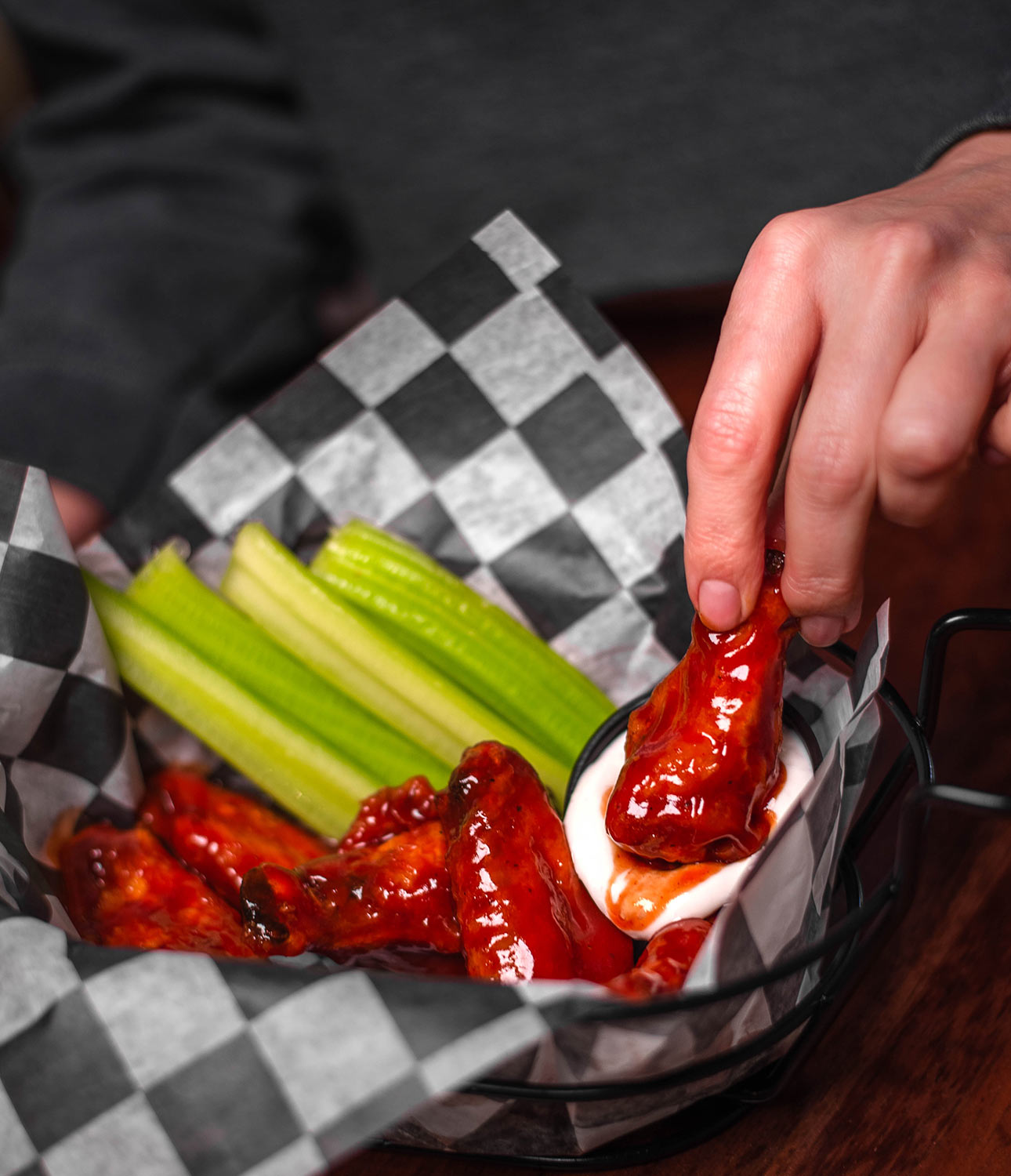 Buffalo wings from the Filling Station