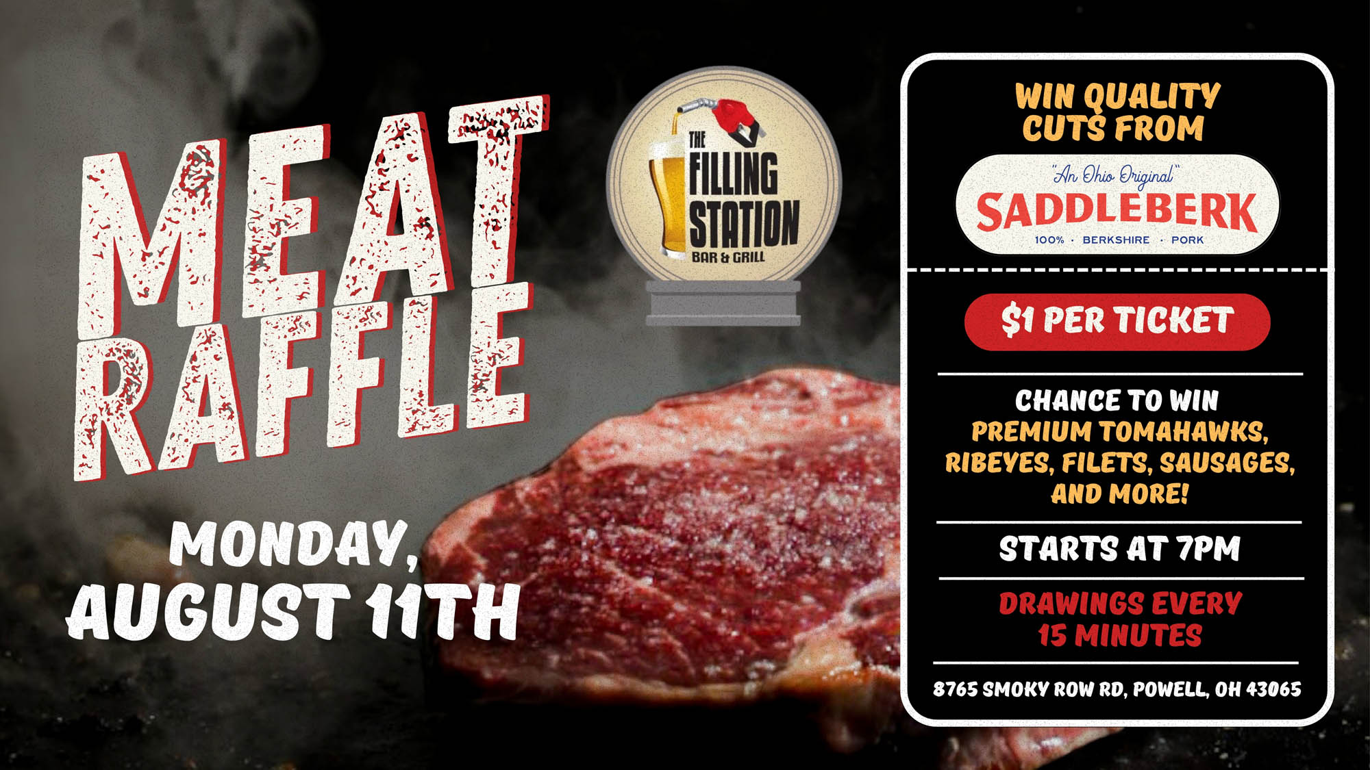 Meat Raffle | Monday August 11, 2005 | Starts at 7:00 - Drawing every 15 minutes